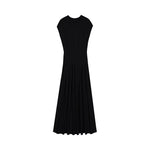 Load image into Gallery viewer, Women's Custom Burgundy Round Neck Short Sleeve Wool Knit Dress | OEM/ODM Knitwear Manufacturer