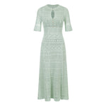 Load image into Gallery viewer, Round Neck Short Sleeve Knit Dress