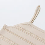Load image into Gallery viewer, Women's Custom Beige Sleeveless Spaghetti Strap Knit Dress | OEM/ODM Knitwear Manufacturer
