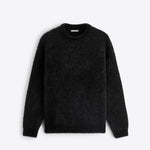 Load image into Gallery viewer, Customized logo wool knitted pullover oversized round neck winter cotton knitted mohair cashmere sweater for men OEM/ODM mass customization