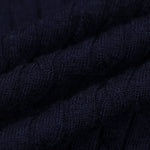 Load image into Gallery viewer, Women's Custom Blue High Neck Long Sleeve Wool Knit Sweater | OEM/ODM Knitwear Manufacturer