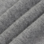 Load image into Gallery viewer, Gray Round Neck Long Sleeve Knit Cardigan Wool