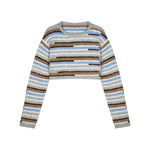 Load image into Gallery viewer, Women's Color Block Wool Round Neck Pullover Sweater | Factory Direct Wholesale