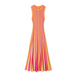 Load image into Gallery viewer, Round Neck Sleeveless Knit Dress