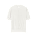Load image into Gallery viewer, Women's Custom Yellow Round Neck Short Sleeve Knit Sweater | OEM/ODM Knitwear Manufacturer