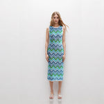 Load image into Gallery viewer, Round Neck Sleeveless Knit Dress