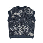 Load image into Gallery viewer, Men's Black V-Neck Sleeveless Knit Vest Sweater | Factory Direct Wholesale