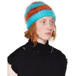 Load image into Gallery viewer, Custom OEM & ODM LOGO mens outdoor mohair beanies winter Knitted Sports designer unisex knit mohair beanie