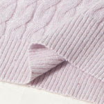 Load image into Gallery viewer, Pink Lapel Short Sleeve Knit Sweater Wool