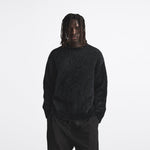 Load image into Gallery viewer, Customized logo wool knitted pullover oversized round neck winter cotton knitted mohair cashmere sweater for men OEM/ODM mass customization