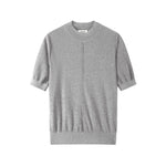 Load image into Gallery viewer, Women's Custom Yellow Round Neck Short Sleeve Knit Sweater | OEM/ODM Knitwear Manufacturer