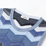 Load image into Gallery viewer, Blue Round Neck Sleeveless Knit Dress