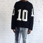 Load image into Gallery viewer, Men's Knitted Mesh Jersey Long Sleeve Chest Print OEM/ODM Mass Customization