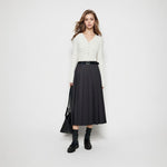 Load image into Gallery viewer, V Neck Long Sleeve Knit Sweater Wool