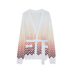 Load image into Gallery viewer, Women's Custom V-Neck Long Sleeve Knit Cardigan