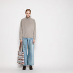 Load image into Gallery viewer, High Neck Long Sleeve Sweater Wool