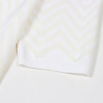 Load image into Gallery viewer, Women's Custom White Round Neck Short Sleeve Knit Dress