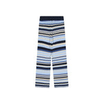 Load image into Gallery viewer, Women's Custom Striped Round Neck Sleeveless Knit Top & Pants Set