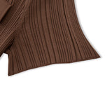 Load image into Gallery viewer, Women's Custom Brown V-Neck Short Sleeve Knit Dress