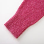 Load image into Gallery viewer, Women's Custom Pink Round Neck Long Sleeve Wool Knit Sweater | OEM/ODM Knitwear Manufacturer