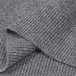 Load image into Gallery viewer, Women's Custom Gray Lapel Wool Knit Sweater | OEM/ODM Knitwear Manufacturer