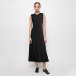 Load image into Gallery viewer, Women's Custom White Round Neck Sleeveless Knit Dress | OEM/ODM Knitwear Manufacturer
