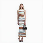 Load image into Gallery viewer, Round Neck Sleeveless Knit Dress