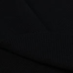 Load image into Gallery viewer, Black Short Sleeve Knit Dress Wool