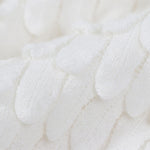Load image into Gallery viewer, White Round Neck Long Sleeve Knit Sweater Wool