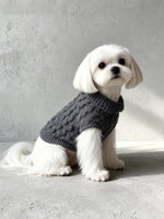 Load image into Gallery viewer, Solid Cable Knit Pet Sweater | Custom OEM/ODM Manufacturer