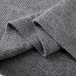Load image into Gallery viewer, Women's Custom Black & Dark Gray Round Neck Long Sleeve Wool Knit Sweater | OEM/ODM Knitwear Manufacturer