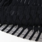 Load image into Gallery viewer, Women's Custom Black V-Neck Sleeveless Knit Dress | OEM/ODM Knitwear Manufacturer