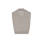 Load image into Gallery viewer, Women's Custom V-Neck Sleeveless Linen Knit Top | OEM Wholesale