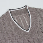 Load image into Gallery viewer, Women's Custom V-Neck Sleeveless Linen Knit Top | OEM Wholesale
