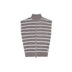 Load image into Gallery viewer, Women's Custom High Neck Sleeveless Cotton Knit Sweater | OEM Wholesale