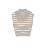 Load image into Gallery viewer, Women Wholesale Custom V Neck Sleeveless Knit Sweater Cotton OEM