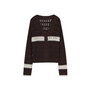 Women's Custom V-Neck Long Sleeve Knit Cardigan | Cotton OEM