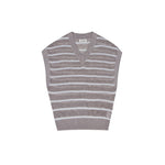 Load image into Gallery viewer, Women Wholesale Custom V Neck Sleeveless Knit Sweater Cotton OEM