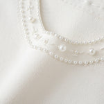 Load image into Gallery viewer, Women's Custom White Round Neck Sleeveless Knit Dress | OEM/ODM Knitwear Manufacturer
