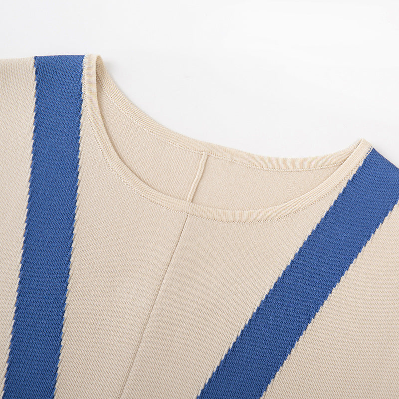 Round Neck Sleeveless Knit Dress