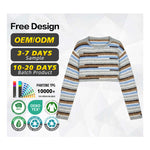 Load image into Gallery viewer, Women's Color Block Wool Round Neck Pullover Sweater | Factory Direct Wholesale