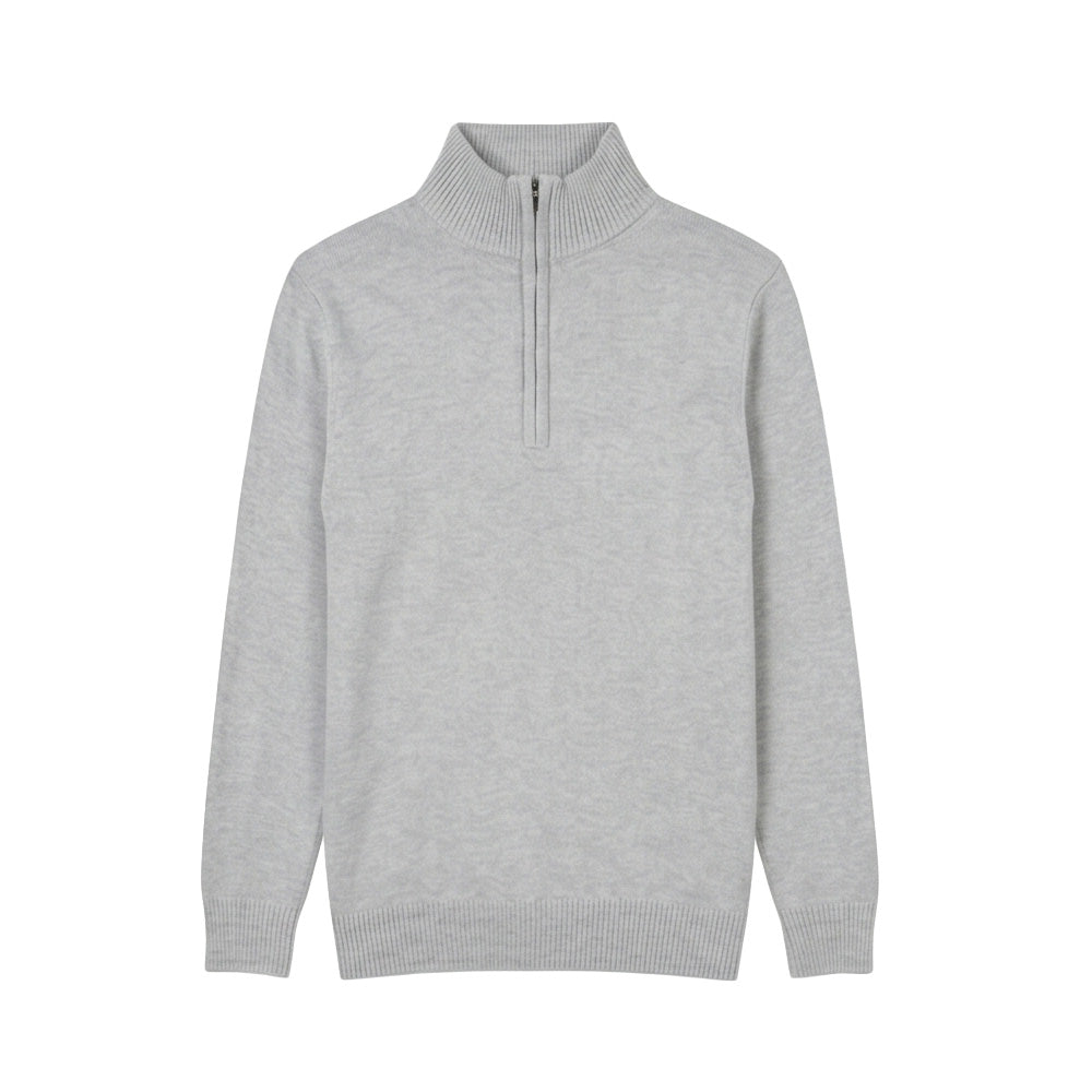Style 122Men’s – Quarter Zip Knit Sweater Wholesale Factory Direct