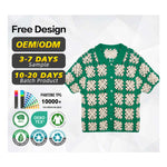 Load image into Gallery viewer, Men's Green V-Neck Polo T-Shirt | Factory Direct Wholesale