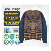 Men's Denim Blue Cotton Round Neck T-Shirt | Factory Direct Wholesale