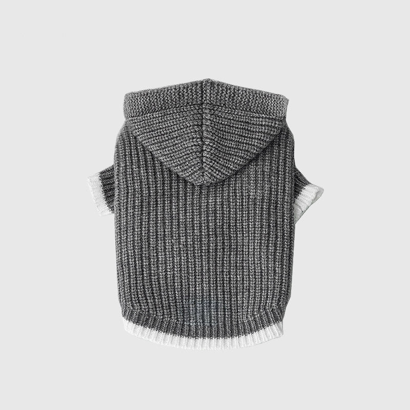 Sailor Collar Knit Pet Sweater | OEM Factory Direct