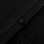 Load image into Gallery viewer, Women's Custom Black Round Neck Long Sleeve Wool Knit Sweater | OEM/ODM Knitwear Manufacturer