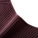 Load image into Gallery viewer, Women's Custom Burgundy V-Neck Long Sleeve Wool Knit Sweater | OEM/ODM Knitwear Manufacturer
