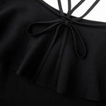 Load image into Gallery viewer, Black Off Shoulder Knit Sweater