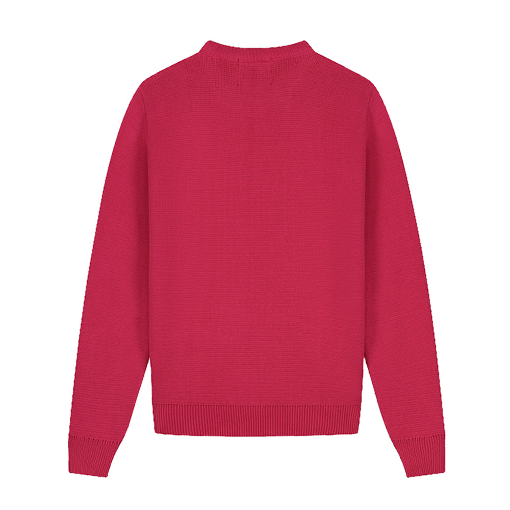 Men's Kobe Little Dancer Sweater Round Neck Pullover Long Sleeve Pink Sweater OEM/ODM Customization