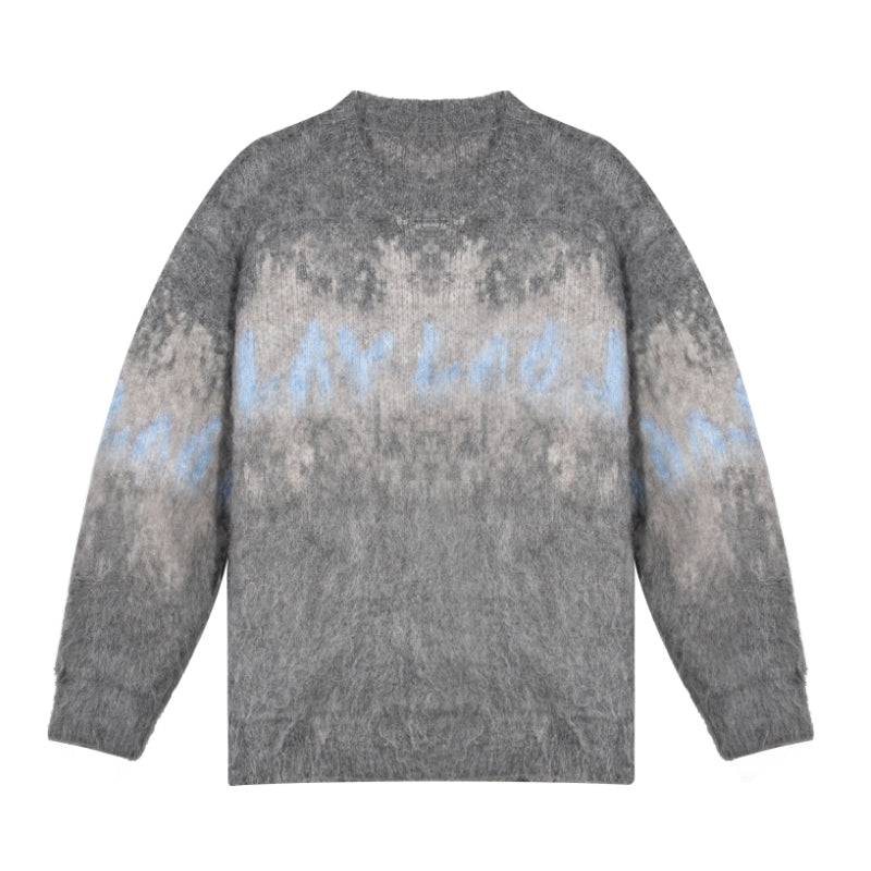 Men's Dark Grey Wool Round Neck Pullover Sweater | Factory Direct Wholesale